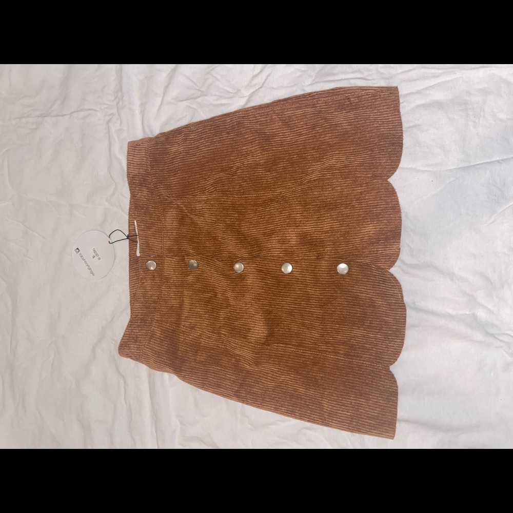 Toby Heart Ginger Corduroy Skirt
